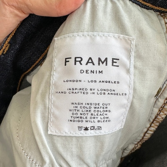 Frame Denim Women's Perry Street Dark Blue Skinny Jeans, Size 26 - Picture 16 of 16